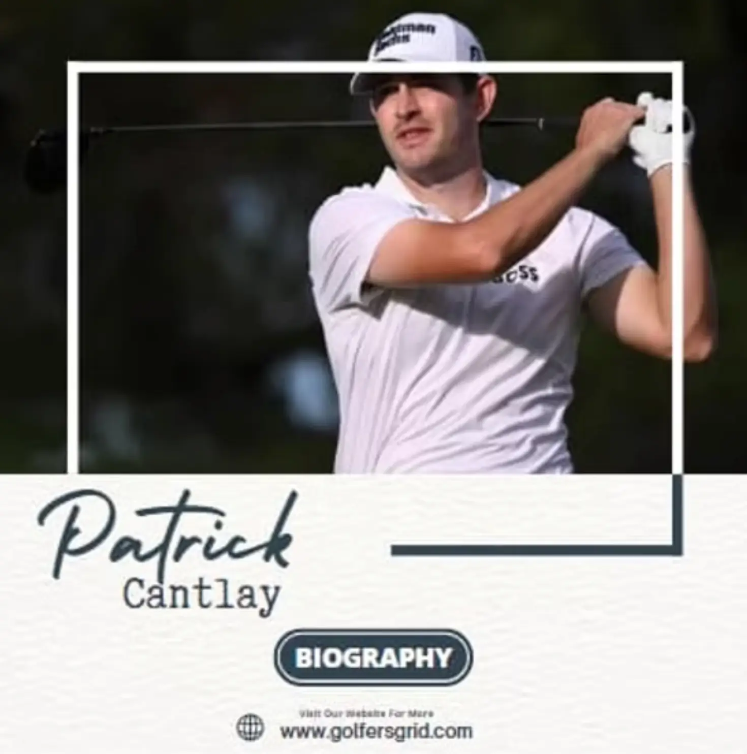 Patrick Cantlay: Professional Golfer Patrick Cantlay on the golf course, focused on his next shot.