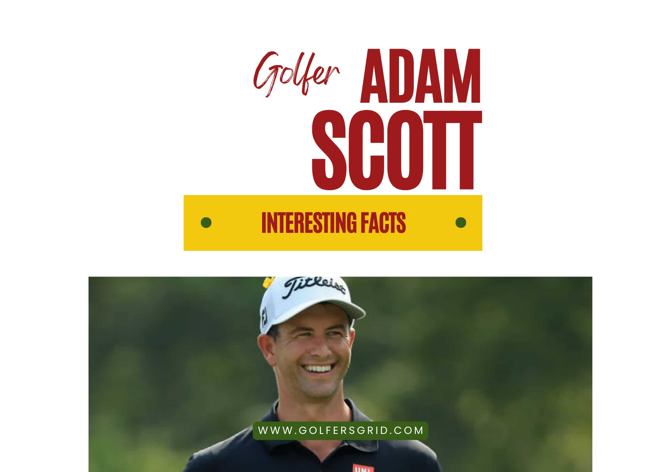 Adam Scott Biography Overview Adam Scott Australian Professional Golfer Profile Picture