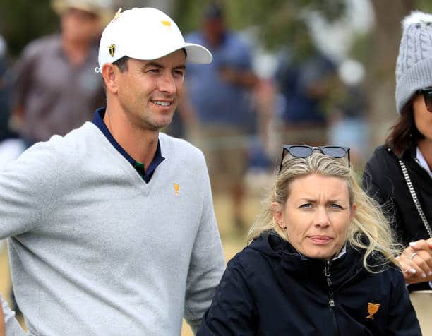 Adam Scott Personal Life and Wife Marie Kojzar Adam Scott with his wife, architect Marie Kojzar