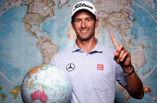 Adam Scott Junior Golf Talent Adam Scott during his amateur or junior career, showcasing early potential