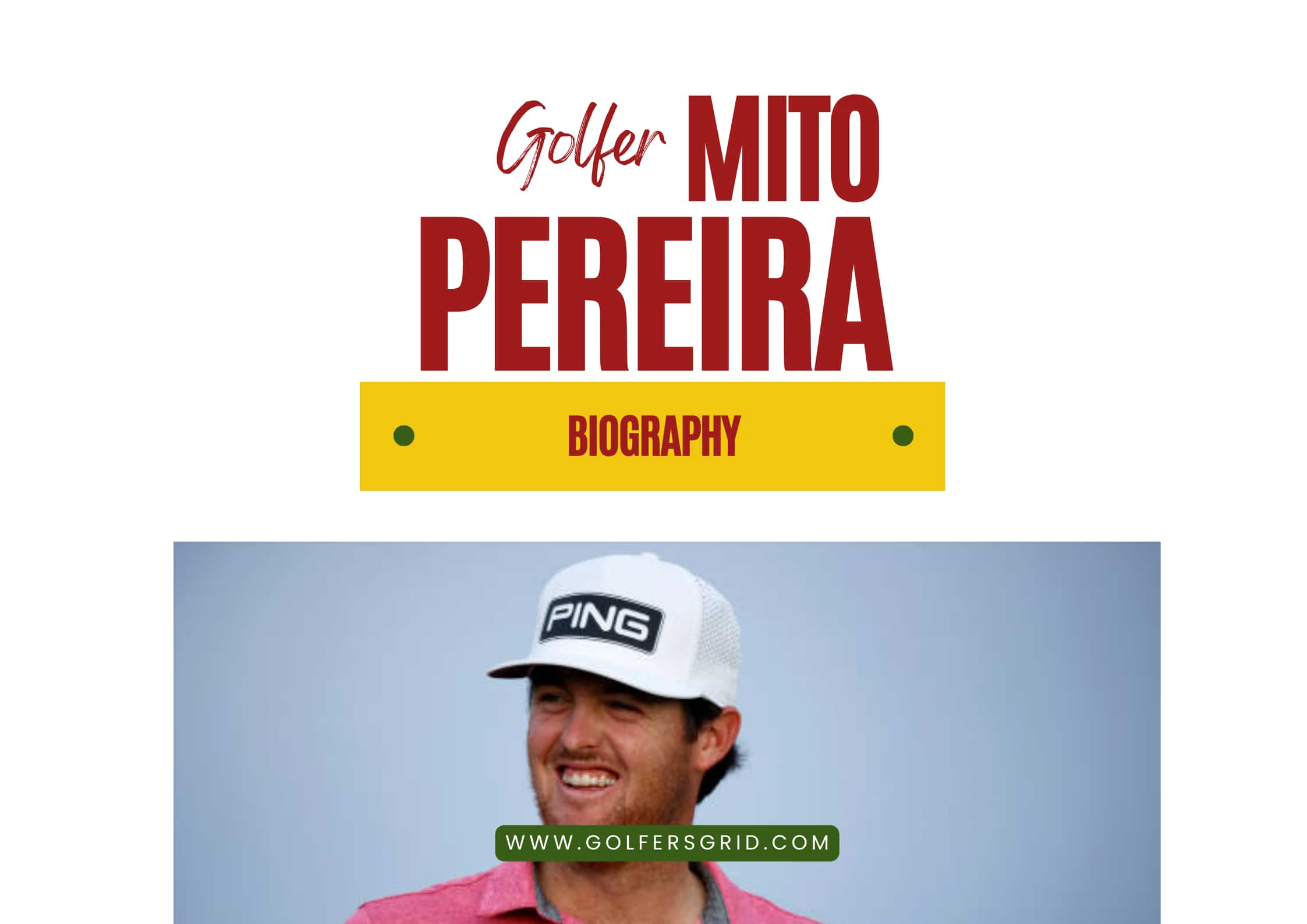 The Career and Biography of Golfer Mito Pereira Chilean professional golfer Mito Pereira concentrating on the golf course.