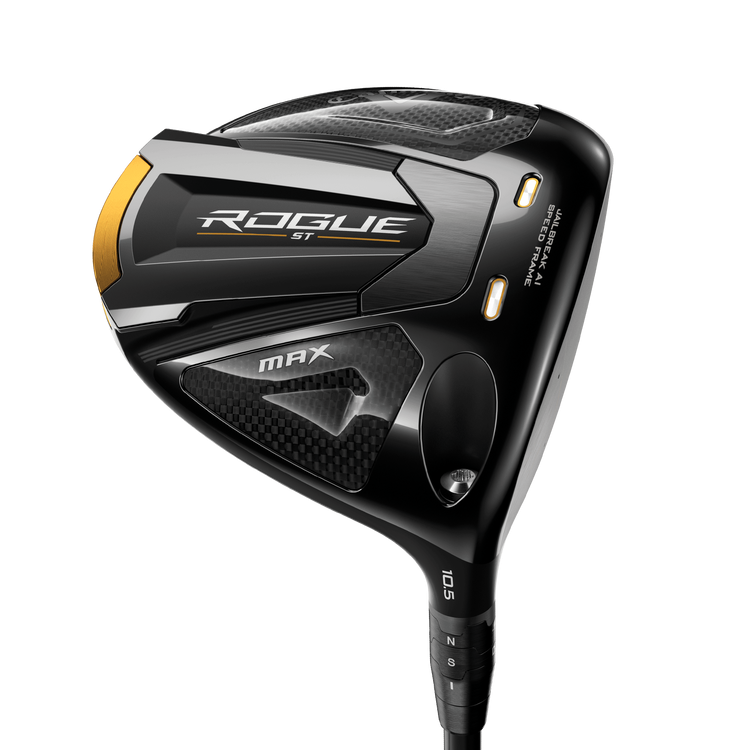 Callaway Rogue ST Max - A Forgiving Driver Option. View of the Callaway Rogue ST Max driver head at address.